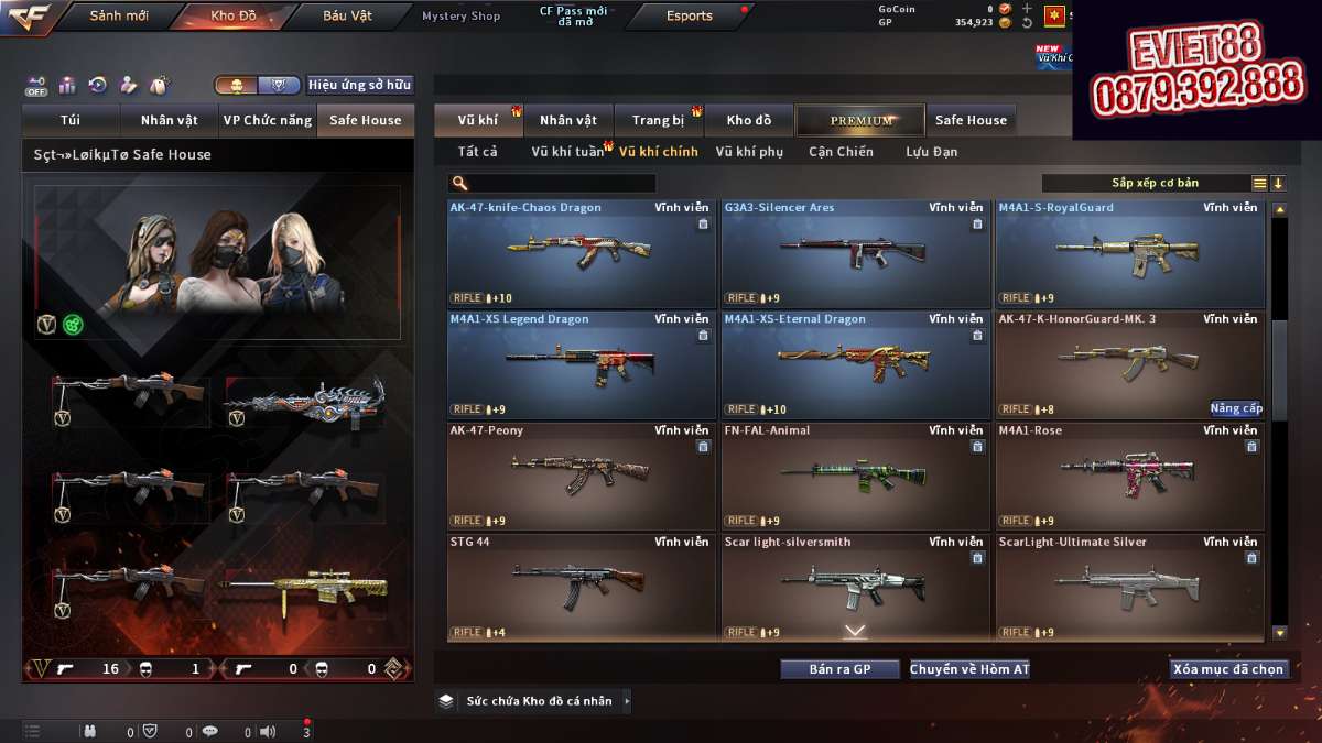 shop acc cf uy tin gia re